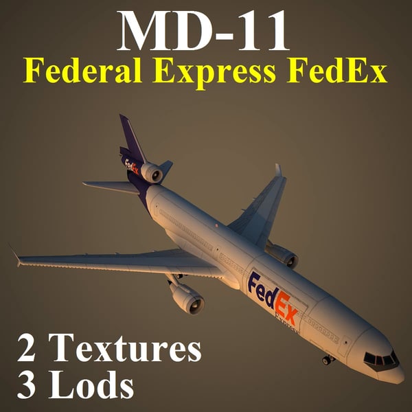 md-11 klm 3d model