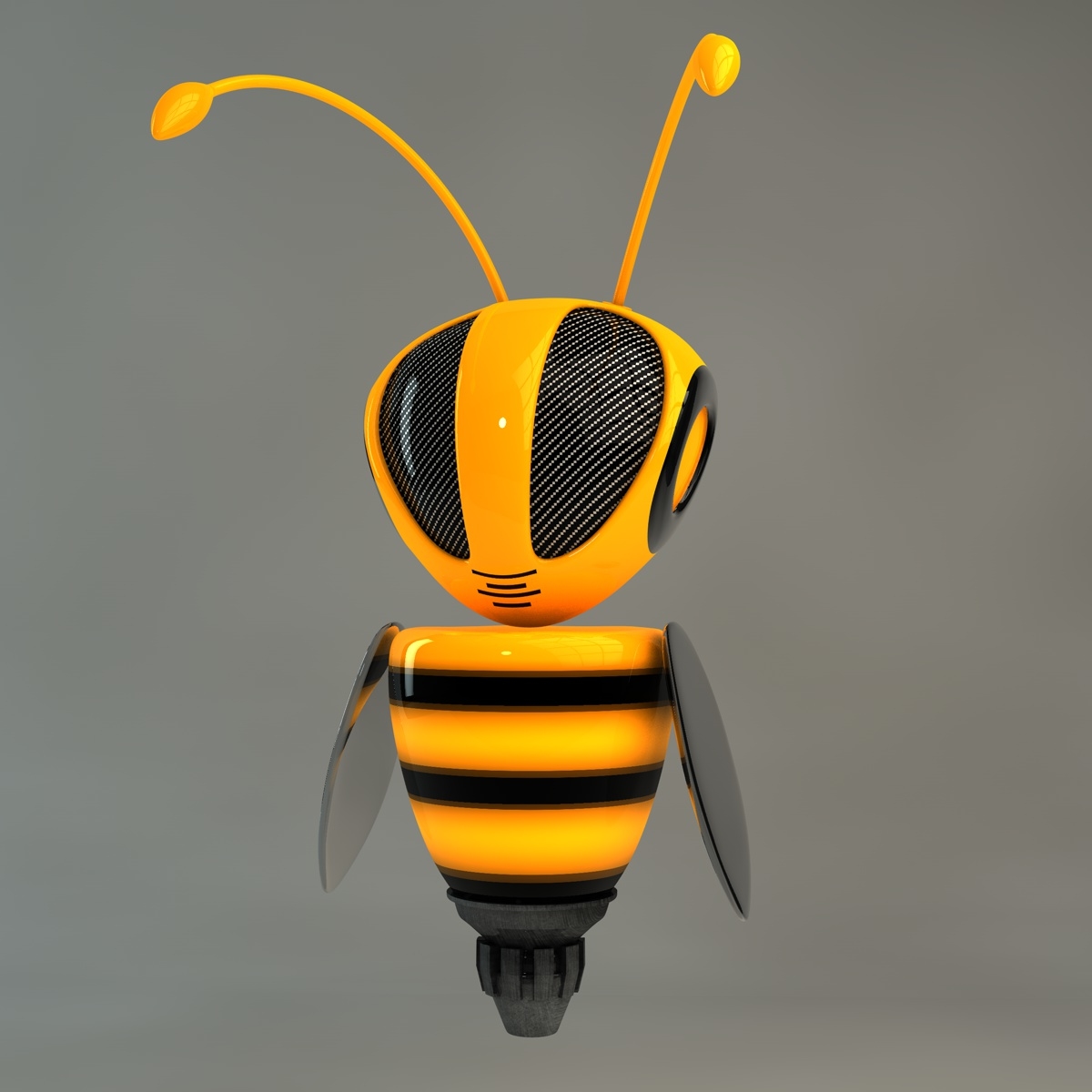 c4d robotic bee