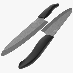 3d model professional chefs knife kyocera