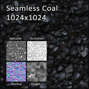 Cartoon Coal Texture