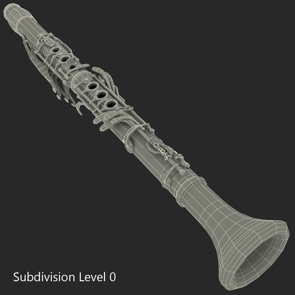 3d musical instrument model