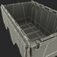 3d model industrial storage bin