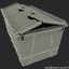 3d model industrial storage bin