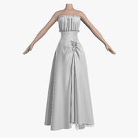 Wedding Dress 3D Models for Download | TurboSquid
