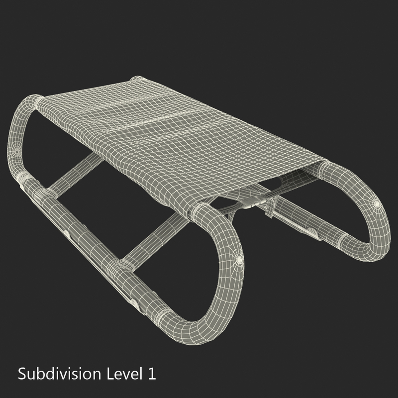 snow sled 2 3d model