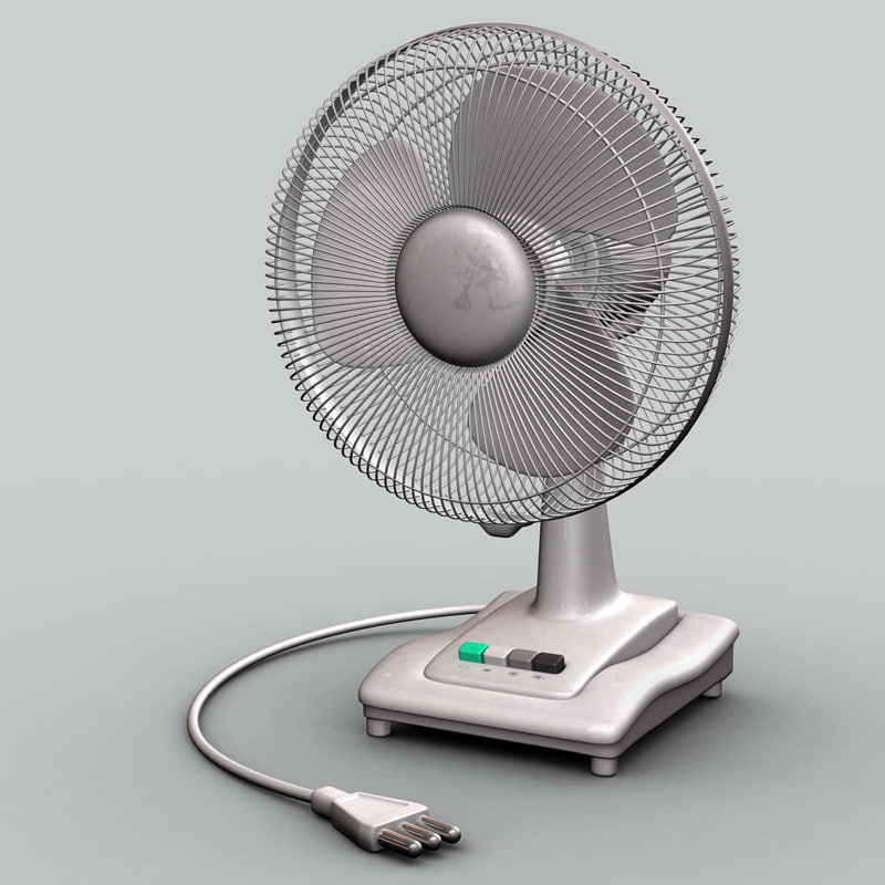 table fan 3d model