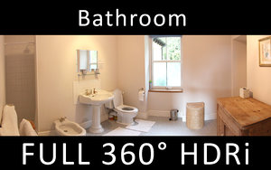 Bathroom 360 degree full HDRi