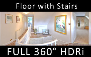 Floor 360 degree HDR