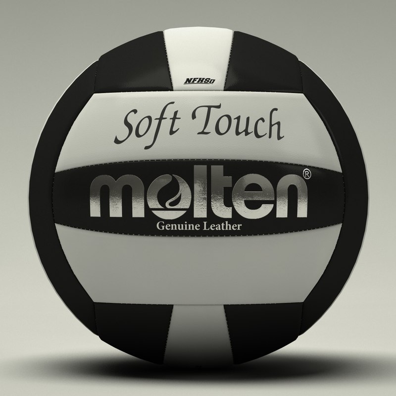 molten soft touch volleyball 3d model