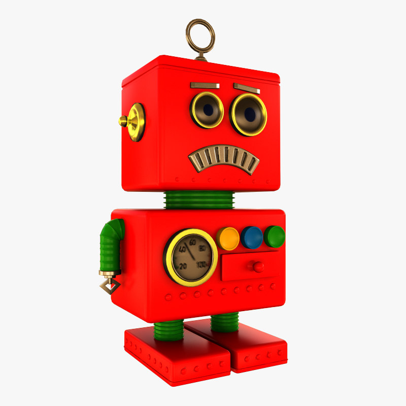 3d model toy robot