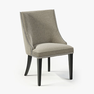 3d model eichholtz chair bermuda