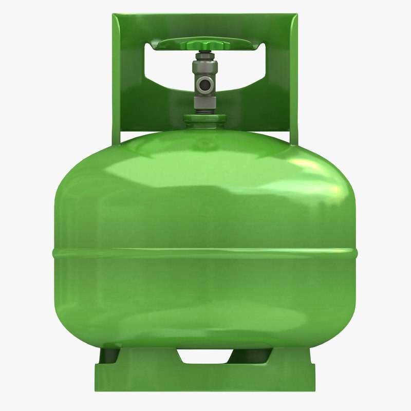 3d model gas cylinder 1