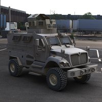 3d m915a5 army truck freight