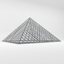 3d model louvre pyramid
