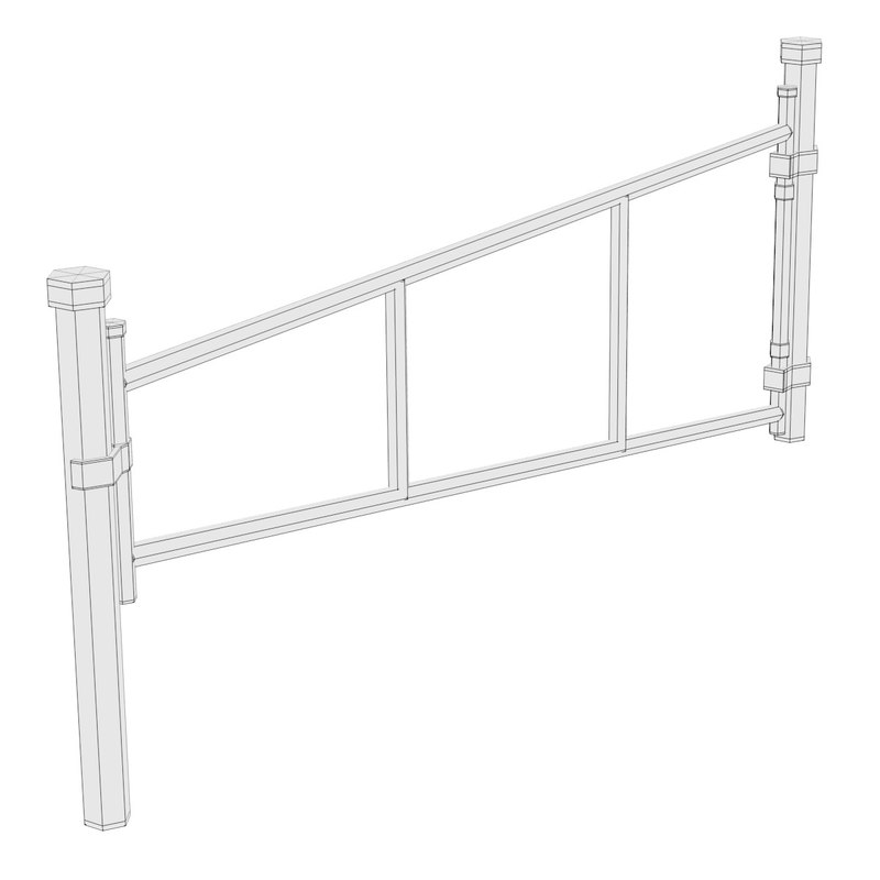3d boom gate model