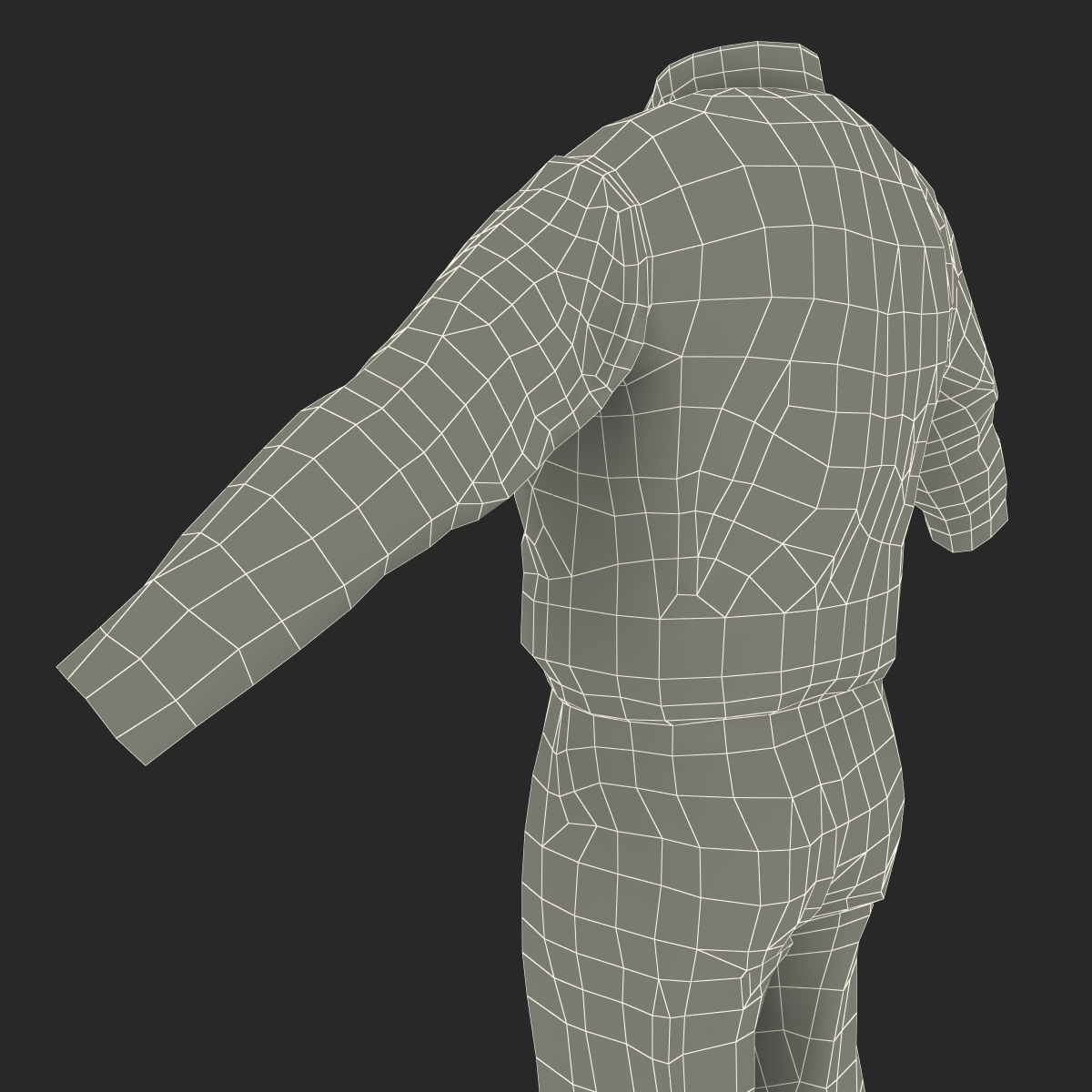 护理人员的衣服23d模型