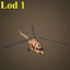 3d model of mil 2 helicopter