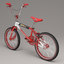 kuwahara bmx bicycle 3d model