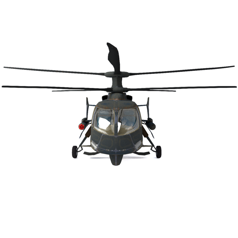 helicopter s 3d model