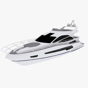 3d 68 sport yacht sunseeker model