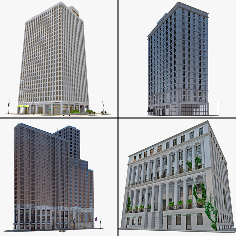 New York Building 3d Model 5654