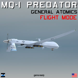 max general mq-1 predator flight