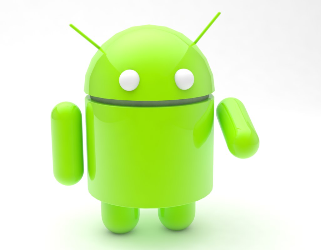 3d model android icon