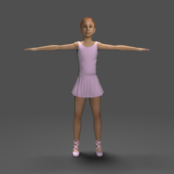 ballerina 3d model