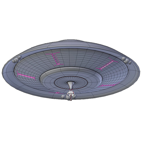 flying saucer earth vs 3d model