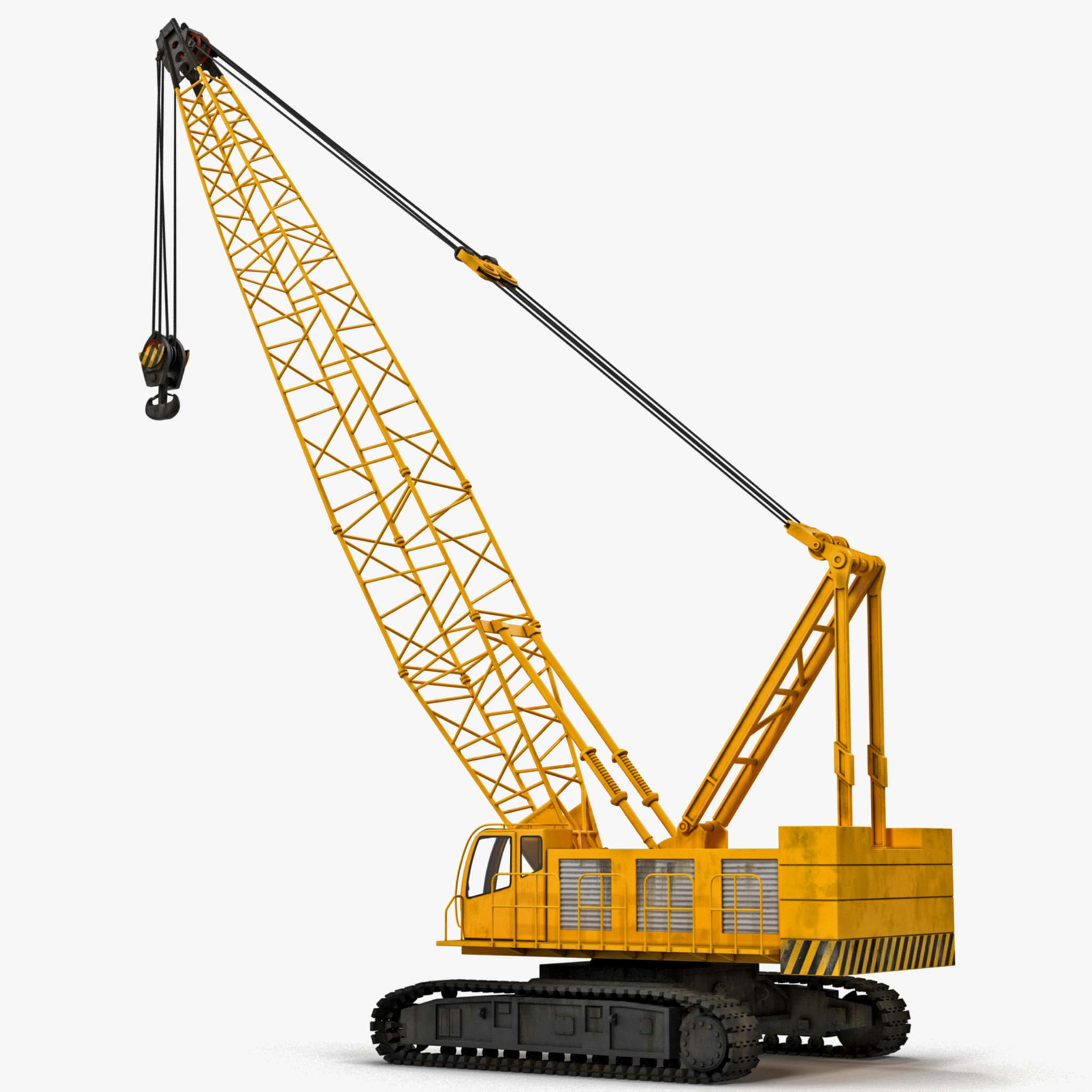 3d crawler crane