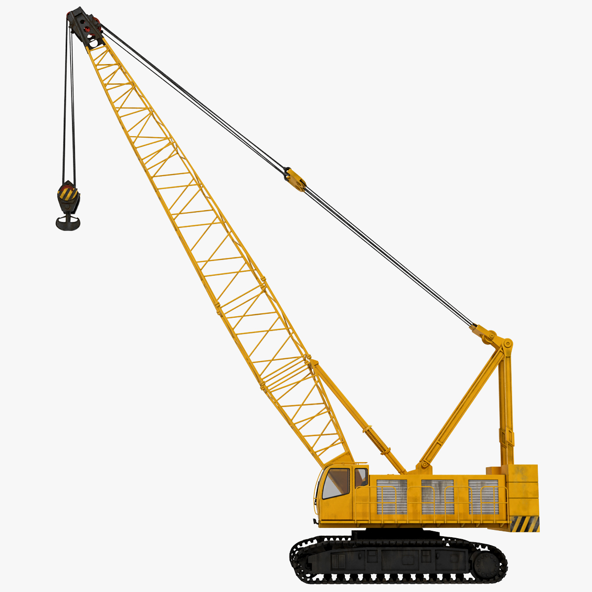 履带式起重机3d模型