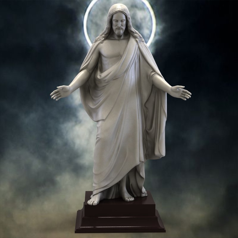 jesus mini statue