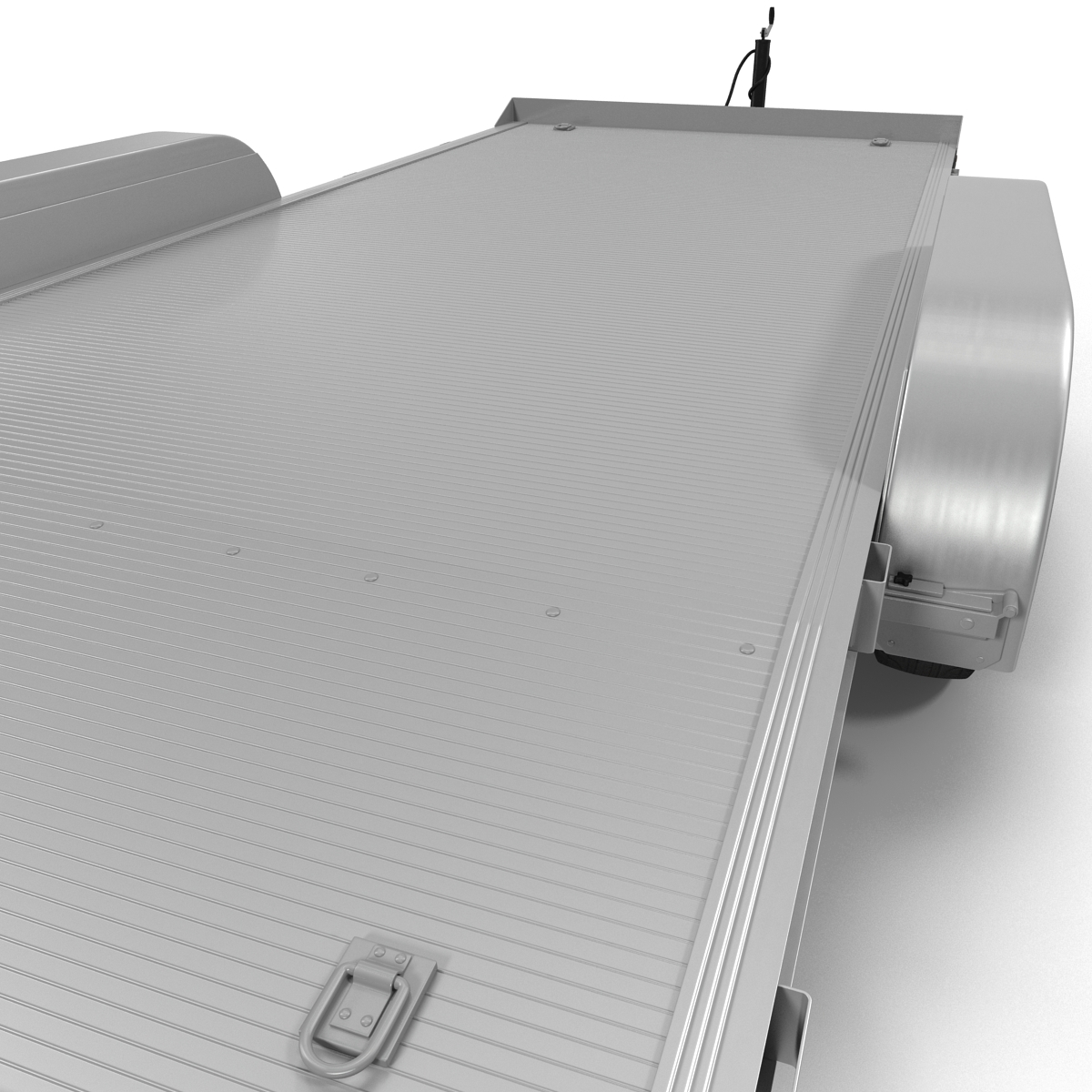 Aluminum Trailer 3d Model