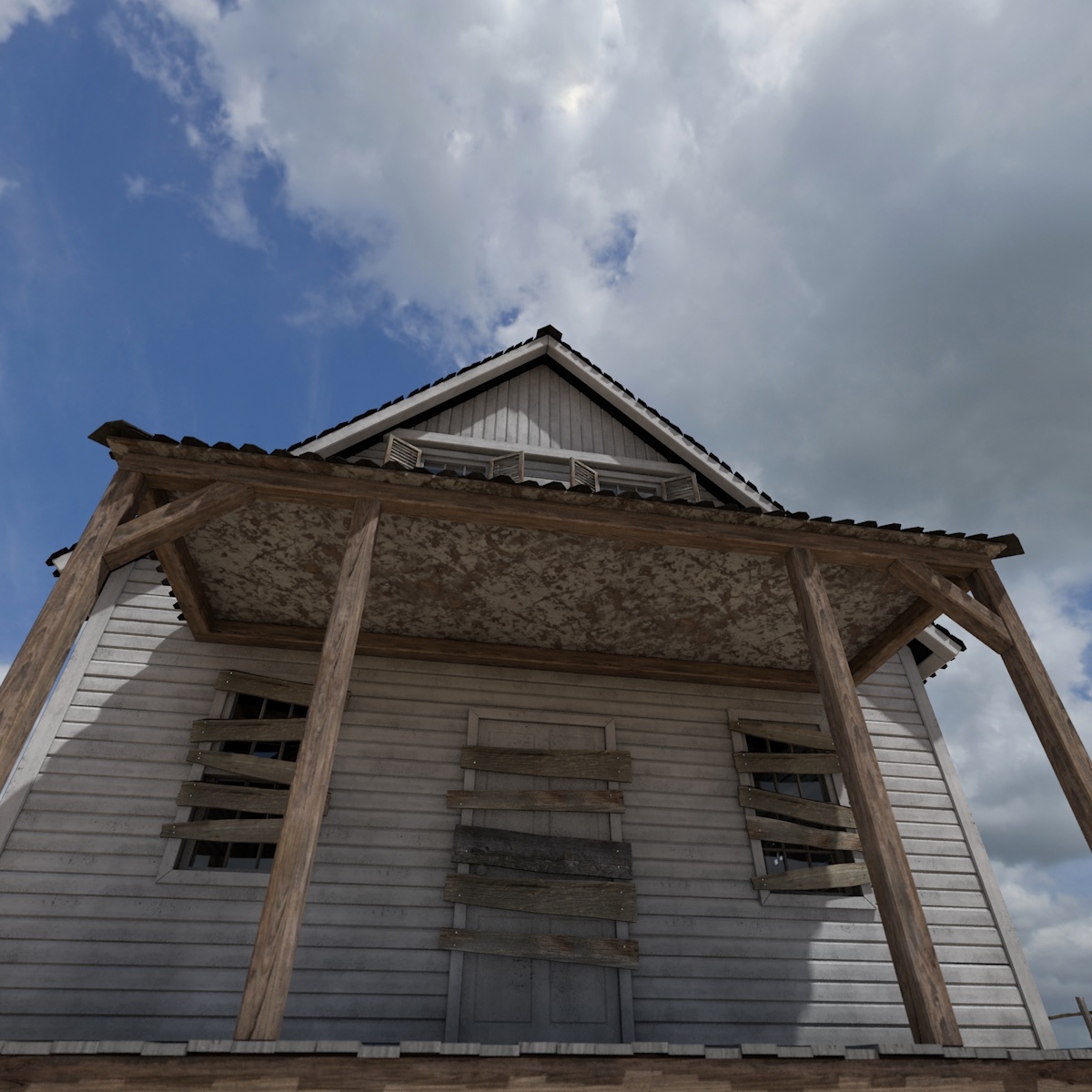 abandoned house 3d model