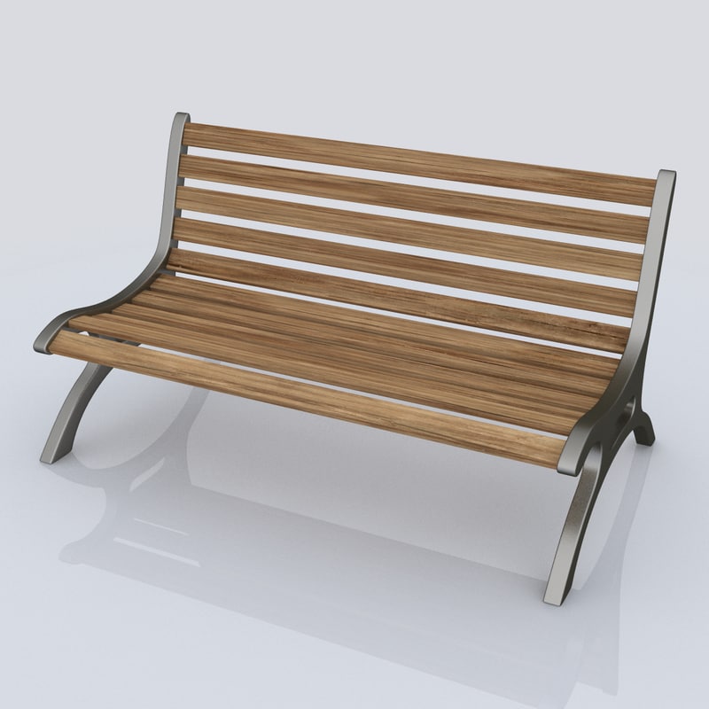 3d bench model