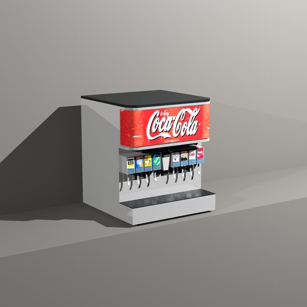 3d restaurant beverage dispenser