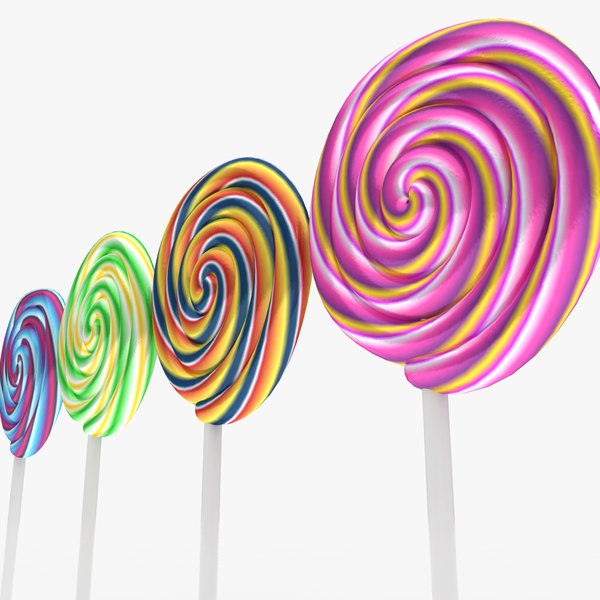 3ds max lollipop 4 colors