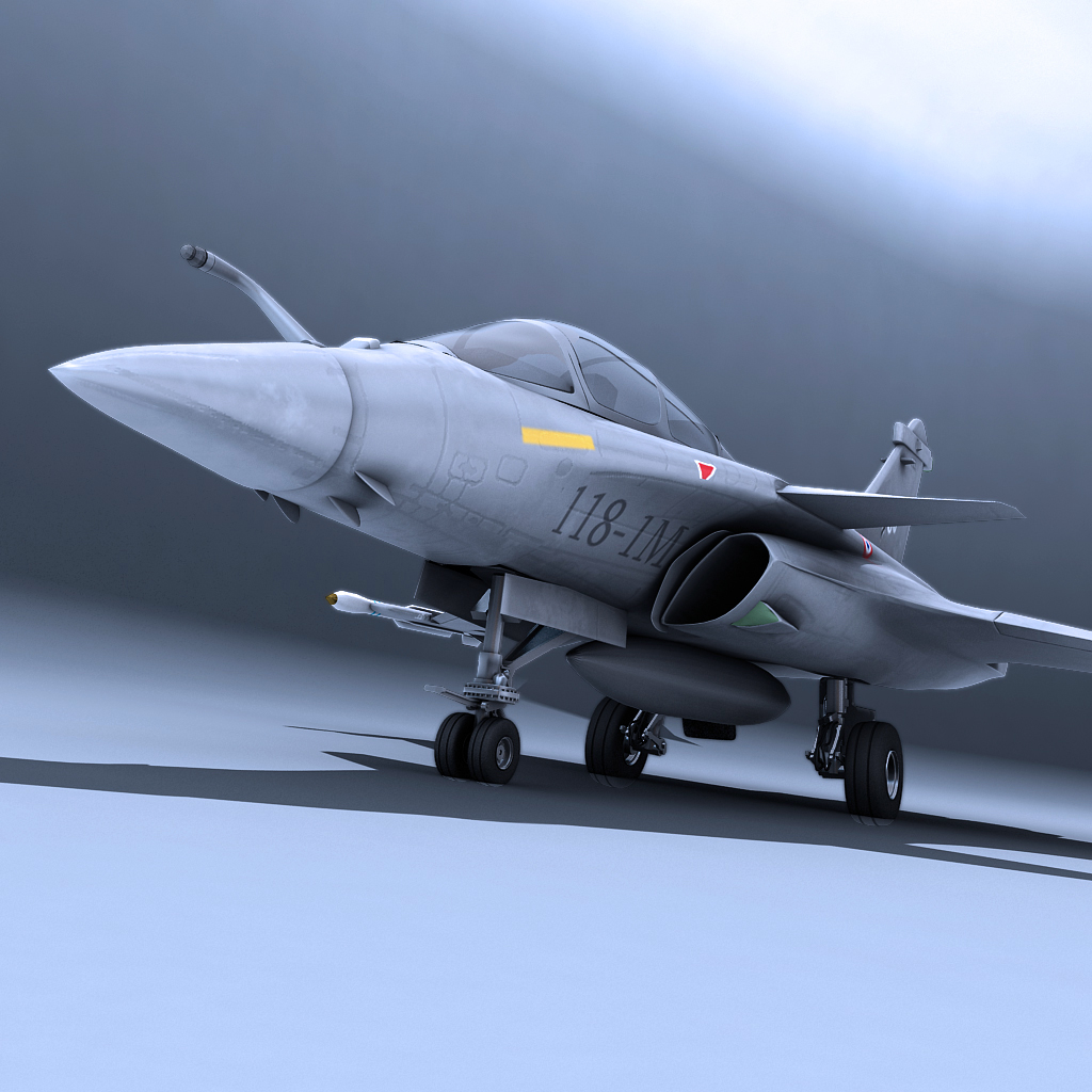 3d model fighter aircraft