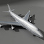 boeing 747-400 plane generic 3d model