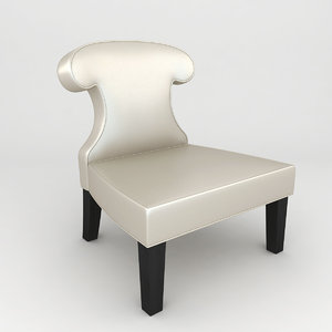 3d sissi chair armchair model