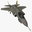 fighter aircraft lockheed martin 3d model