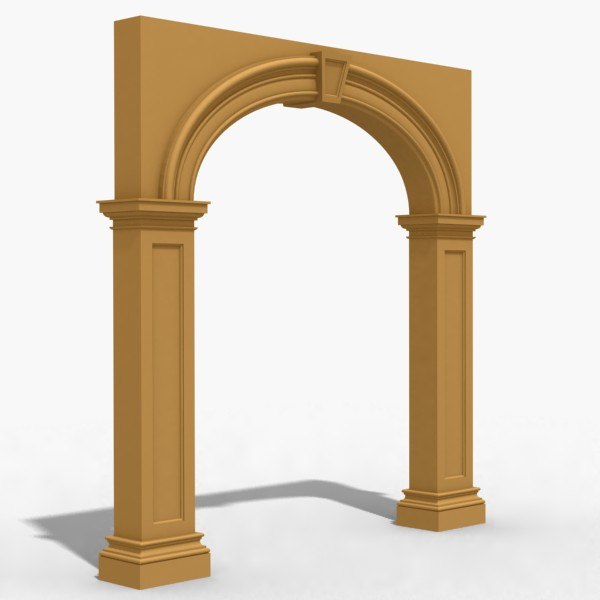 3d arch. Арка в 3d Max. Арка 3д модель скейчарт. ВДНХ арка модель 3д.