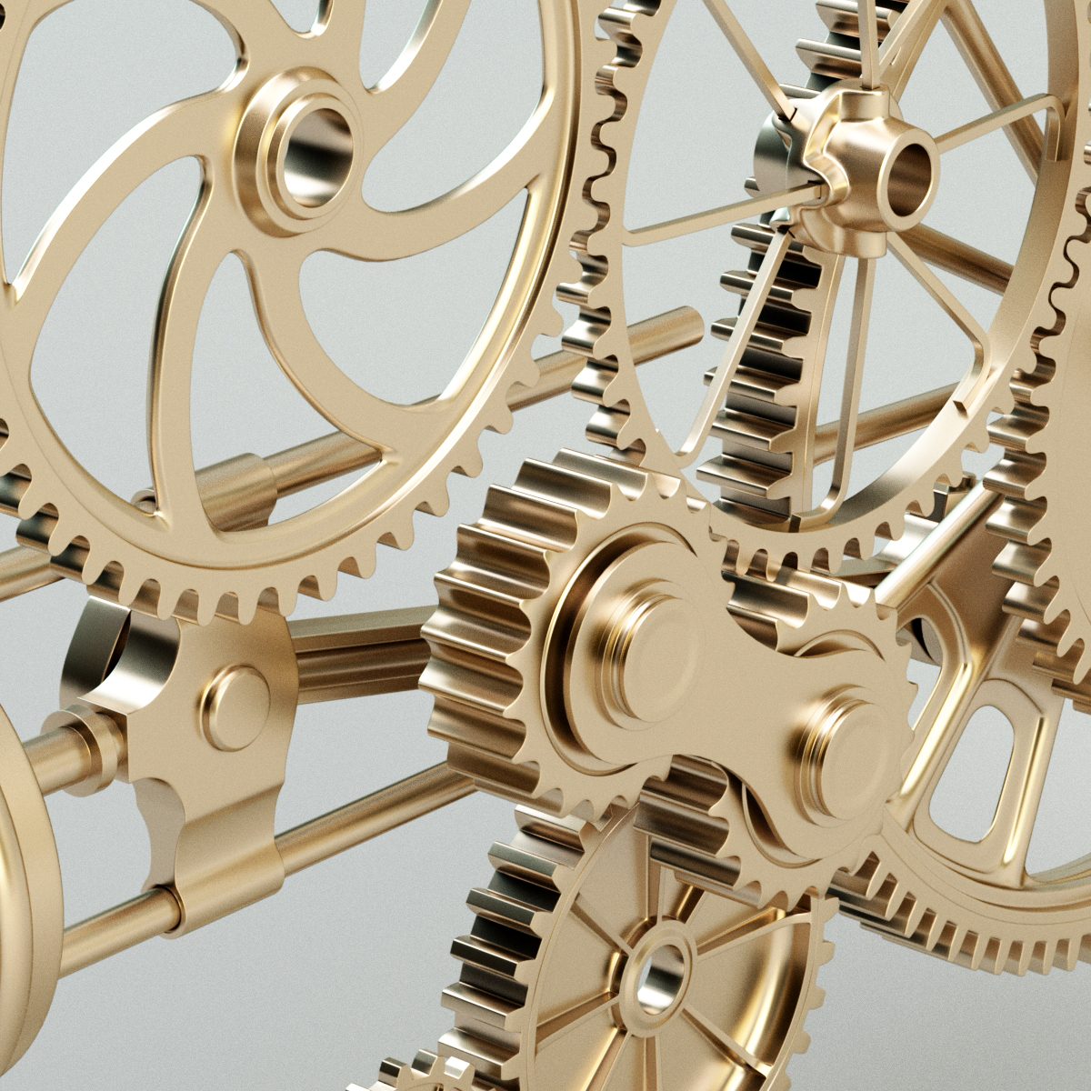 3d 24 gears set model