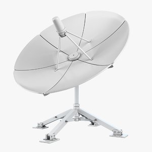 dish antenna 3d max