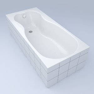 bathtub bath 3d c4d