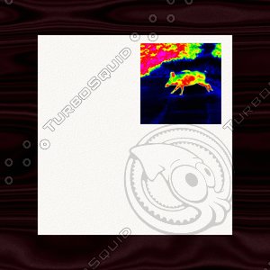 set of stationery with infrared images in the header