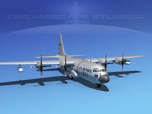 3d cargo lockheed c-130 hercules air