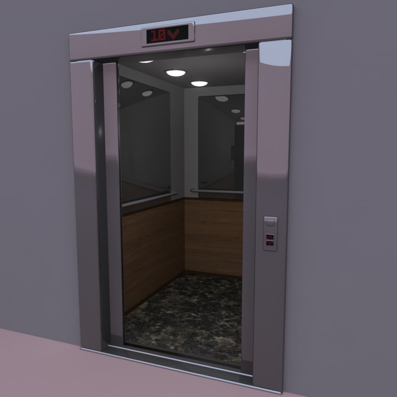 elevator 3d model