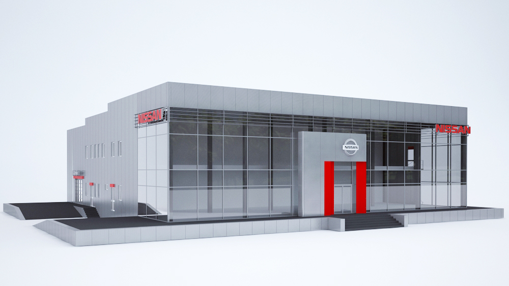 Car Dealership 3D Models for Download TurboSquid