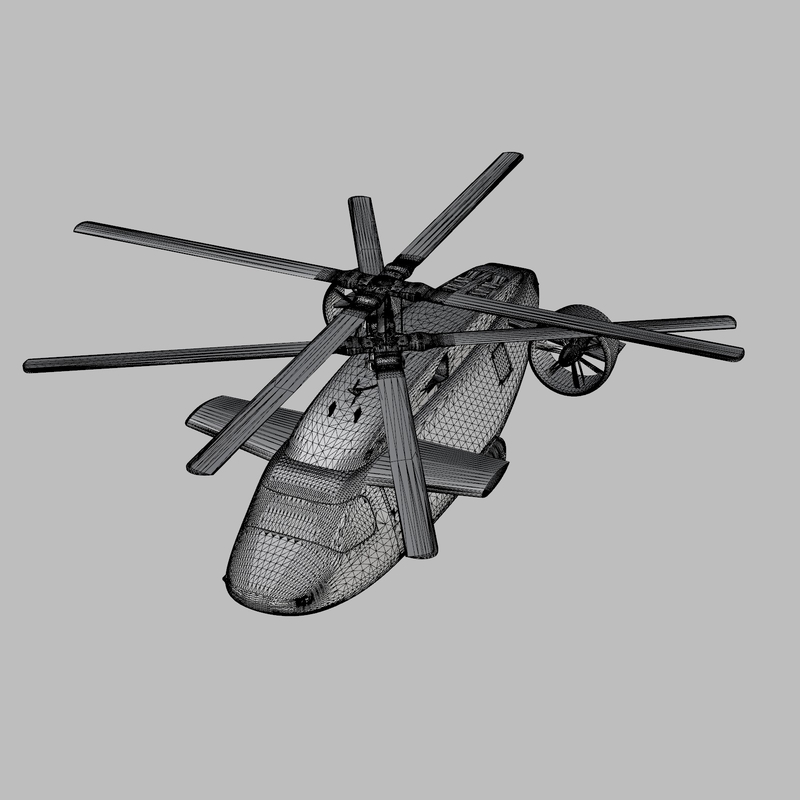 3dsmax jmr-td joint multi-role helicopter